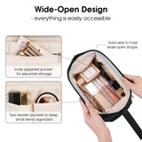 Wide-open Toiletry Make up Bag