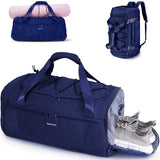 38L Backpack with Shoe Compartment & Wet Pocket, Sport Gym Bag