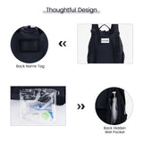 Men Drawstring Sports Backpack with Shoe Compartment, SN6050