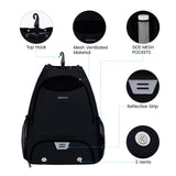 Men Drawstring Sports Backpack with Shoe Compartment, SN6050