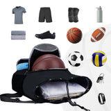 Men Drawstring Sports Backpack with Shoe Compartment, SN6050