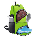 Men Drawstring Sports Backpack with Shoe Compartment, SN6050