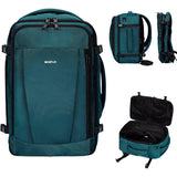 Carry on Travel Backpack for Men, Airline Approved 18x14x8 Spirit Airlines Personal Item Bag, 13 Pockets Casual Daypack, Waterproof Gym Backpacks 30L