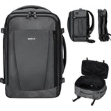 Carry on Travel Backpack for Men, Airline Approved 18x14x8 Spirit Airlines Personal Item Bag, 13 Pockets Casual Daypack, Waterproof Gym Backpacks 30L