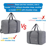 Narwey 3112 Foldable Duffel Bag Tote with Shoulder Strap (For Spirit Airlines)