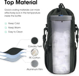 Insulated Water Bottle Holder with Adjustable Strap 32oz 40oz