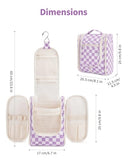 Narwey Small Hanging Toiletry Bag Women Travel Toiletries Bag Cosmetic Makeup Bags for Women