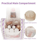 Narwey Small Hanging Toiletry Bag Women Travel Toiletries Bag Cosmetic Makeup Bags for Women