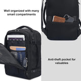 Carry on Travel Backpack for Men, Airline Approved 18x14x8 Spirit Airlines Personal Item Bag, 13 Pockets Casual Daypack, Waterproof Gym Backpacks 30L