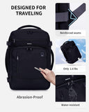 17" Travel Backpack for Men Carry on Backpacks Fit 15.6" Laptop, Small Flight Approved Bag with 16 Pockets, Water Resistant Casual Daypack School College Business 25L