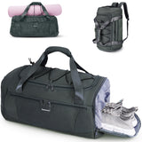 38L Backpack with Shoe Compartment & Wet Pocket, Sport Gym Bag