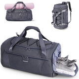 38L Backpack with Shoe Compartment & Wet Pocket, Sport Gym Bag
