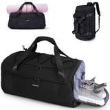 38L Backpack with Shoe Compartment & Wet Pocket, Sport Gym Bag