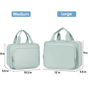 hanging travel makeup bags Travel Hanging Toiletry Bag Large/Medium Size – narwey