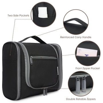 best toiletry bag travel handles zipper manufacturer Cableinthebay TSA Approved Clear Bag-Quart Sized with Zipper-Airport Airline Compliant Bag/Bottles-Men's/Women's 3-1-1 Kit+Travel (1 PACK) : Beauty & Personal Care Built to pack everything from make Best Price Narwey Hanging Travel