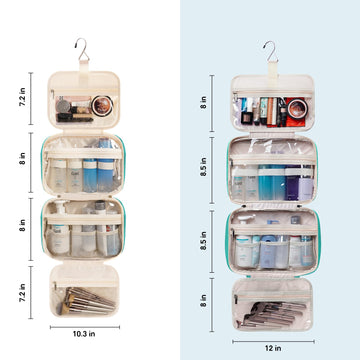 Travel Hanging Toiletry Bag Large/Medium Size – narwey Travel Hanging Toiletry Bag Large/Medium Size – narwey