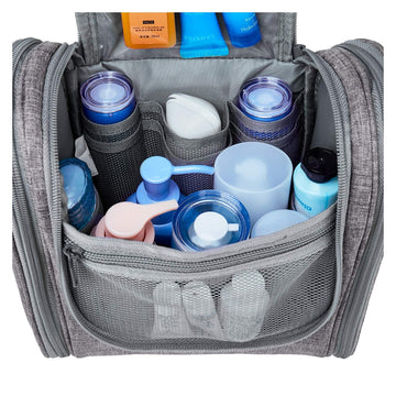 Dropship Toiletry Bag Travel For Women Men With Hanging Hook,  Water-resistant Travel Organizer Kit For Toiletries Make Up Accessories to  Sell Online at a Lower Price