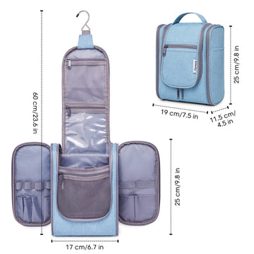 Clear Toiletry Bag Traveling Dopp Kit Makeup Bag Organizer – narwey