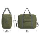 Foldable Travel Duffel Bag Carry on Luggage With Shoulder Strap