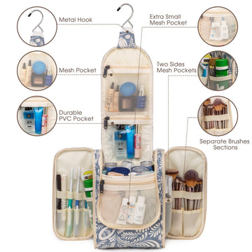 Best Price Narwey Hanging Travel Toiletry Make up Bag for Women / Men –  narwey