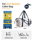 Narwey for Ryanair Cabin Bag 40x30x20 Underseat Foldable Travel Duffel Ryan Air Hospital Bag Carry on Hand Luggage Holdall Tote Weekend Overnight Bag for Women and Men 20L