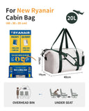 Narwey for Ryanair Cabin Bag 40x30x20 Underseat Foldable Travel Duffel Ryan Air Hospital Bag Carry on Hand Luggage Holdall Tote Weekend Overnight Bag for Women and Men 20L