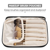 Narwey Vegan Leather Makeup Cosmetic Case Set (2 PCS)