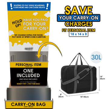 9x14x22 travel backpack Carry On Luggage 22x14x9 Airline Approved with TSA Lock for Business Trip On with Confidence TSA carry-on requirements for 5'9"