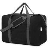 Foldable Travel Duffel Bag Carry on Luggage With Shoulder Strap