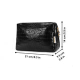 Narwey 5248 Travel Cosmetic Organizer Vegan Leather Makeup Bag For Women