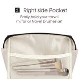 Narwey 5248 Travel Cosmetic Organizer Vegan Leather Makeup Bag For Women