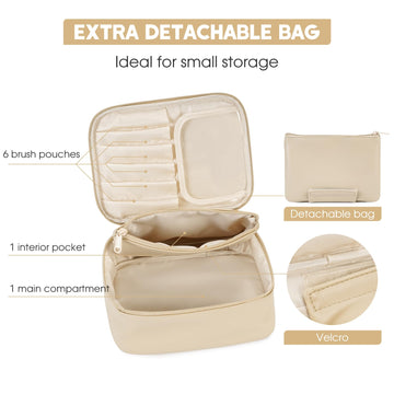 Narwey PU Makeup Cosmetic Case Set Cheap Organizer for Toiletries – narwey