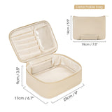 Narwey Vegan Leather Makeup Cosmetic Case Set (2 PCS)