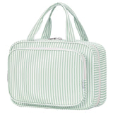 Narwey Striped Travel Toiletry Bag for Women Large Hanging Makeup Bag Organizer Toiletries Bag