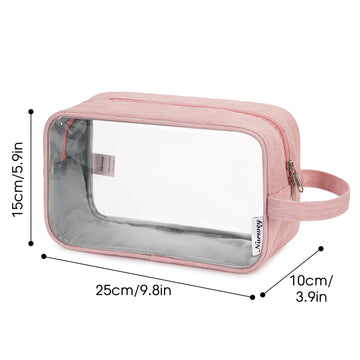 clear toiletry bag travel Clear Toiletry Bag Traveling Dopp Kit Makeup Bag Organizer – narwey