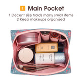 Narwey Travel Cosmetic Makeup Pouch For Women