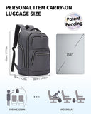 Anti-Theft Backpacks with RFID Blocking, Airline Approved Travel Carry On Backpack