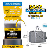 Narwey Airlines Approved Carry on Duffel Bag