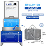 Narwey Airlines Approved Carry on Duffel Bag