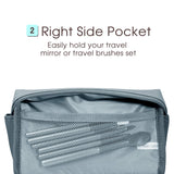 Narwey 5048 Travel Makeup Bag Vegan Leather