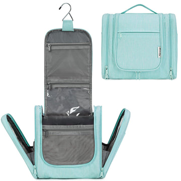 hanging travel makeup bags Hanging Toiletry Makeup Bag Dry Wet Separation