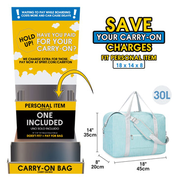 Narwey Airlines Approved Carry on Duffel Bag - Main Image