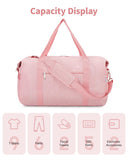 NW0330901 - Narwey Carry on luaggage 22x14x9 Airlines Approved Foldable Carry on Bag Travel Duffel Packable Duffle with Wet Pocket Overnight for Women and Men 40L