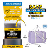 Narwey Airlines Approved Carry on Duffel Bag