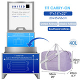 Foldable Travel Duffel Bag Carry on Luggage With Shoulder Strap