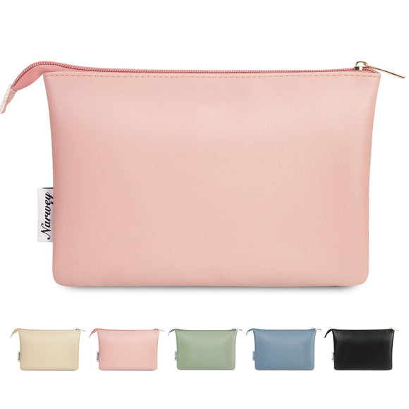 NARWEY Vegan Leather Travel Makeup Pouch - NW5808