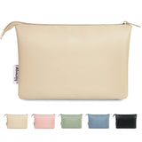 NARWEY Vegan Leather Travel Makeup Pouch - NW5808