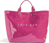 PVC Tote Bag for Women Clear Plastic Handbag Large Work