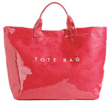 PVC Tote Bag for Women Clear Plastic Handbag Large Work