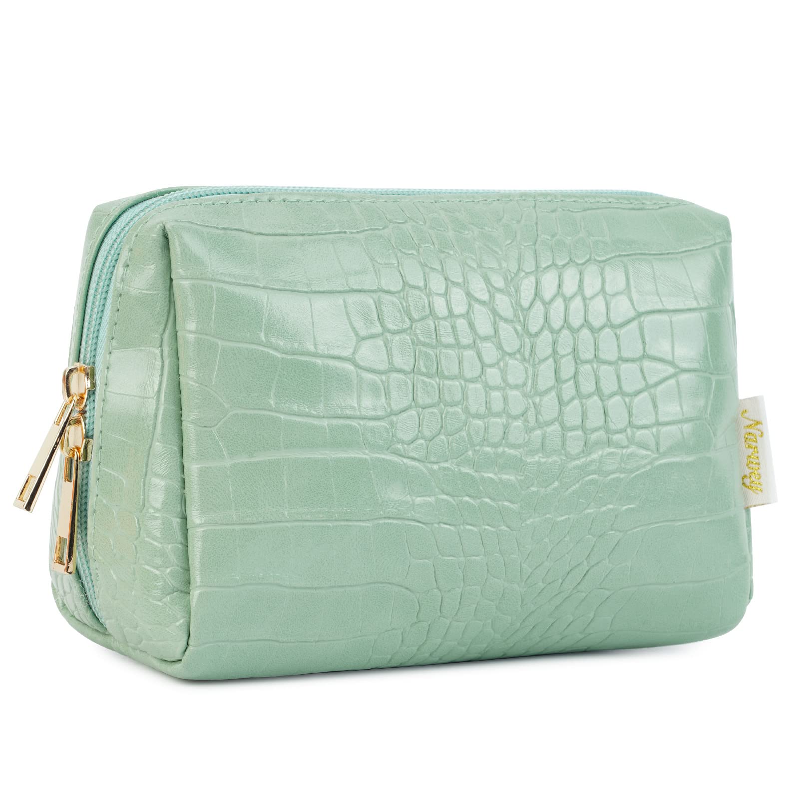 NARWEY Crocodile Grain PU Leather Makeup Bag For Women narwey